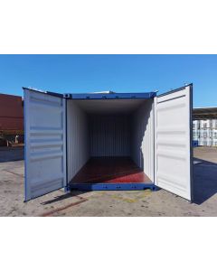 20' Single Trip (New), Standard Height, Blue in Color with Forklift Pockets and Lockbox