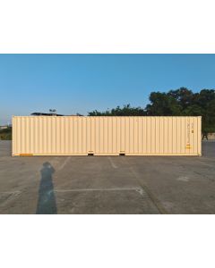 40' Single Trip (New), Standard Height, Beige in Color with Forklift Pockets and Lockbox