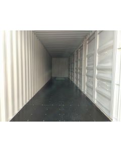 40' Single Trip (New), High Cube with Side Doors, Light Gray in Color with Forklift Pockets and Lockbox